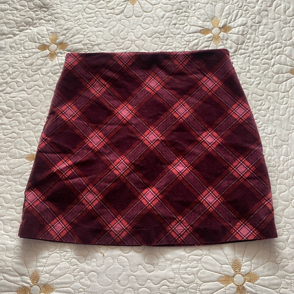 Plaid mini skirt form forever 21